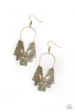 Load image into Gallery viewer, Alternative Artifacts Brass Earring Paparazzi Accessories