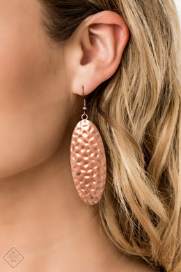 Radiantly Radiant Copper Earring Paparazzi Accessories