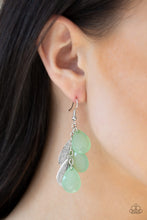 Load image into Gallery viewer, Seaside Stunner Green Earrings Paparazzi Accessories