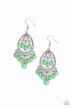 Load image into Gallery viewer, Gorgeously Genie Green Earring Paparazzi Accessories