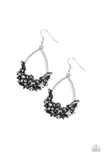Load image into Gallery viewer, Crash Landing Silver Earrings Paparazzi Accessories