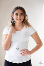 Load image into Gallery viewer, Crash Landing Silver Earrings Paparazzi Accessories