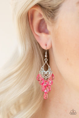 What Happens In Maui Pink Earrings Paparazzi Accessories