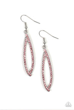 Load image into Gallery viewer, Treasure Trove Trinket Pink Rhinestone Earrings Paparazzi Accessories