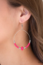 Load image into Gallery viewer, Retro Rural Pink Earring Paparazzi Accessories