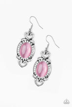 Load image into Gallery viewer, Port Royal Princess Pink Moonstone Earring Paparazzi Accessories