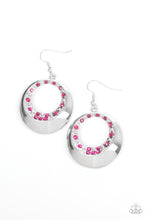 Load image into Gallery viewer, Ringed In Refinement - Pink Earrings Paparazzi Accessories