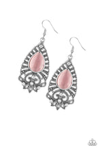 Load image into Gallery viewer, Majestically Malibu Pink Moonstone Earrings Paparazzi Accessories