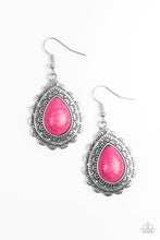 Load image into Gallery viewer, Mesa Mustang Pink Earring Paparazzi Accessories