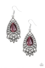 Load image into Gallery viewer, Majestically Malibu Purple Moonstone Earring Paparazzi Accessories