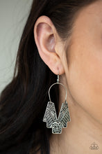 Load image into Gallery viewer, Alternative Artifacts Silver Earrings Paparazzi Accessories