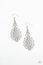 Load image into Gallery viewer, Sprinkle On The Sparkle White Earring Paparazzi Accessories
