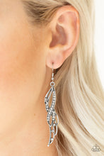 Load image into Gallery viewer, Let Down Your Wings White Earring Paparazzi Accessories