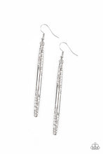 Load image into Gallery viewer, Award Show Attitude White Earring Paparazzi Accessories