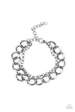 Load image into Gallery viewer, Material Girl Black Gunmetal Bracelet Paparazzi Accessories