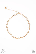 Load image into Gallery viewer, Summer Spotlight Gold Choker Necklace Paparazzi Accessories