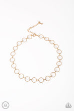Load image into Gallery viewer, Metro Spunk Gold Choker Necklace Paparazzi Accessories