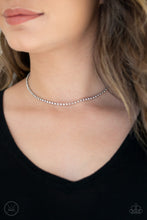 Load image into Gallery viewer, Pitch Purr-fect White Choker Necklace Paparazzi Accessories