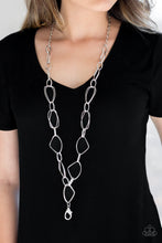 Load image into Gallery viewer, Attitude Adjustment Silver Lanyard Paparazzi Accessories