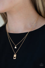 Load image into Gallery viewer, Not Your Damsel Gold Necklace Paparazzi Accessories