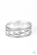 Load image into Gallery viewer, Literally Loveable Silver Bracelet Paparazzi Accessories