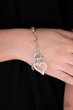 Load image into Gallery viewer, March To A Different HEARTBEAT Pink Toggle Bracelet Paparazzi Accessories