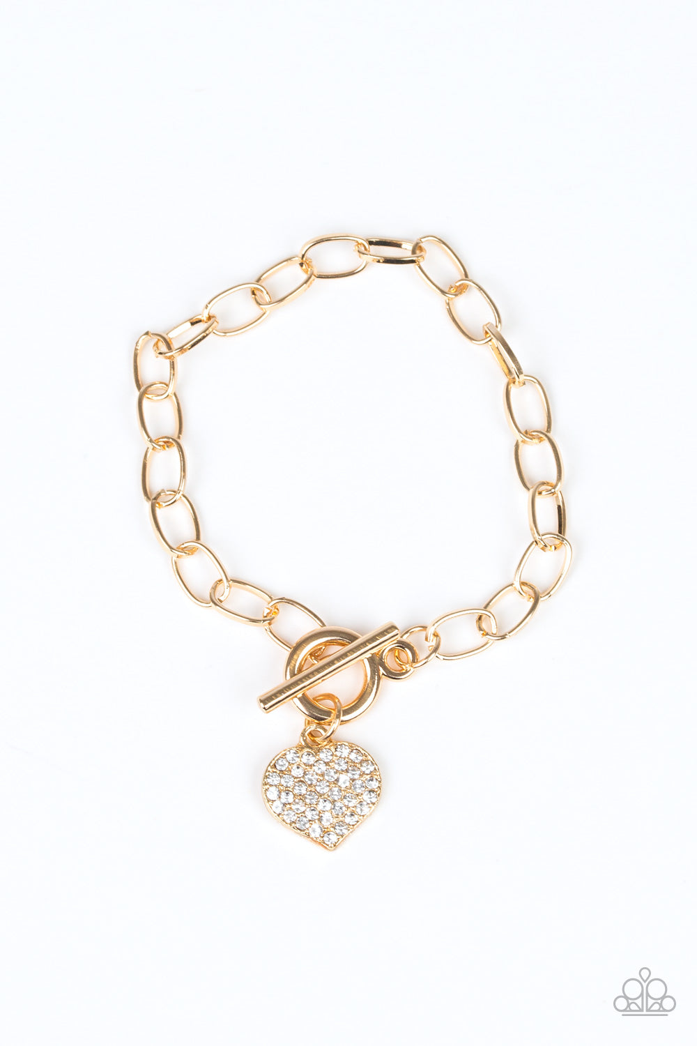 Lots of Love Gold Bracelet Paparazzi Accessories