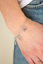 Load image into Gallery viewer, Unbreakable Hearts Red Bracelet Paparazzi Accessories
