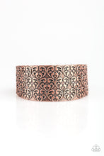 Load image into Gallery viewer, Eat Your Heart Out Copper Cuff Bracelet Paparazzi Accessories