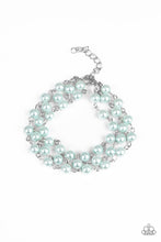 Load image into Gallery viewer, Stage Name Blue Pearl Bracelet Paparazzi Accessories