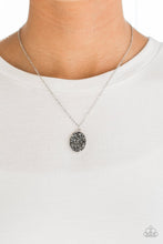 Load image into Gallery viewer, Star-Crossed Stargazer Silver Rhinestone Necklace Paparazzi Accessories