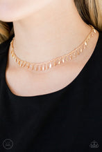 Load image into Gallery viewer, Purr-fect Ten Gold Choker Necklace Paparazzi Accessories