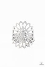 Load image into Gallery viewer, Wildly Wildflower Silver Leather Bracelet Paparazzi Accessories