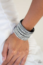 Load image into Gallery viewer, A Wait-and-SEQUIN Attitude - Blue Wrap Bracelet Paparazzi Accessories