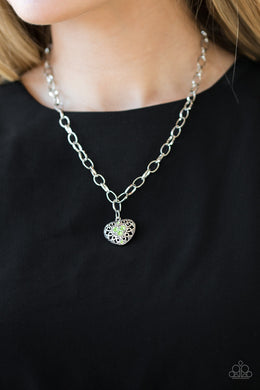No Love Lost Green Necklace Paparazzi Accessories