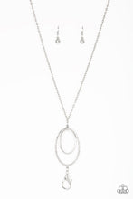 Load image into Gallery viewer, Rags To Riches White Lanyard Paparazzi Accessories