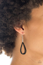 Load image into Gallery viewer, Totally Tonga Black Seed Bead Necklace Paparazzi Accessories