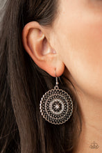 Load image into Gallery viewer, Pinwheel and Deal Black Earring Paparazzi Accessories