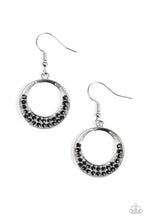 Load image into Gallery viewer, Socialite Luster Black Earring Paparazzi Accessories