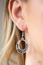 Load image into Gallery viewer, Socialite Luster Black Earring Paparazzi Accessories