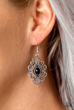 Load image into Gallery viewer, Over the POP Black Earring Paparazzi Accessories