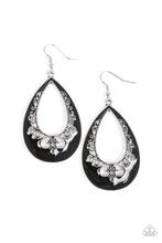 Load image into Gallery viewer, Compliments to the CHIC Black Earring Paparazzi Accessories