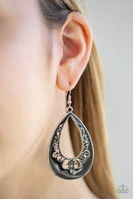 Load image into Gallery viewer, Compliments to the CHIC Black Earring Paparazzi Accessories