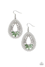 Load image into Gallery viewer, Instant Reflect Green Earring Paparazzi Accessories