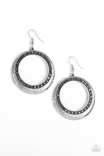 Load image into Gallery viewer, Go Go Glow Silver Earrings Paparazzi Accessories