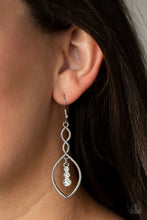 Load image into Gallery viewer, Timeless Twist White Earrings Paparazzi Accessories