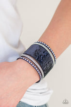Load image into Gallery viewer, MERMAIDS Have More Fun Blue Wrap Bracelet Paparazzi Accessories