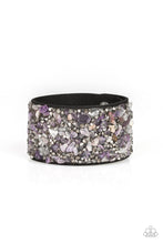 Load image into Gallery viewer, Crush Rush Purple Leather wrap Bracelet Paparazzi Accessories