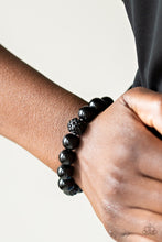 Load image into Gallery viewer, Cake Walk Black Stretchy Bracelet Paparazzi Accessories