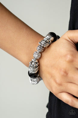 Uptown Tease Black Bracelet Paparazzi Accessories